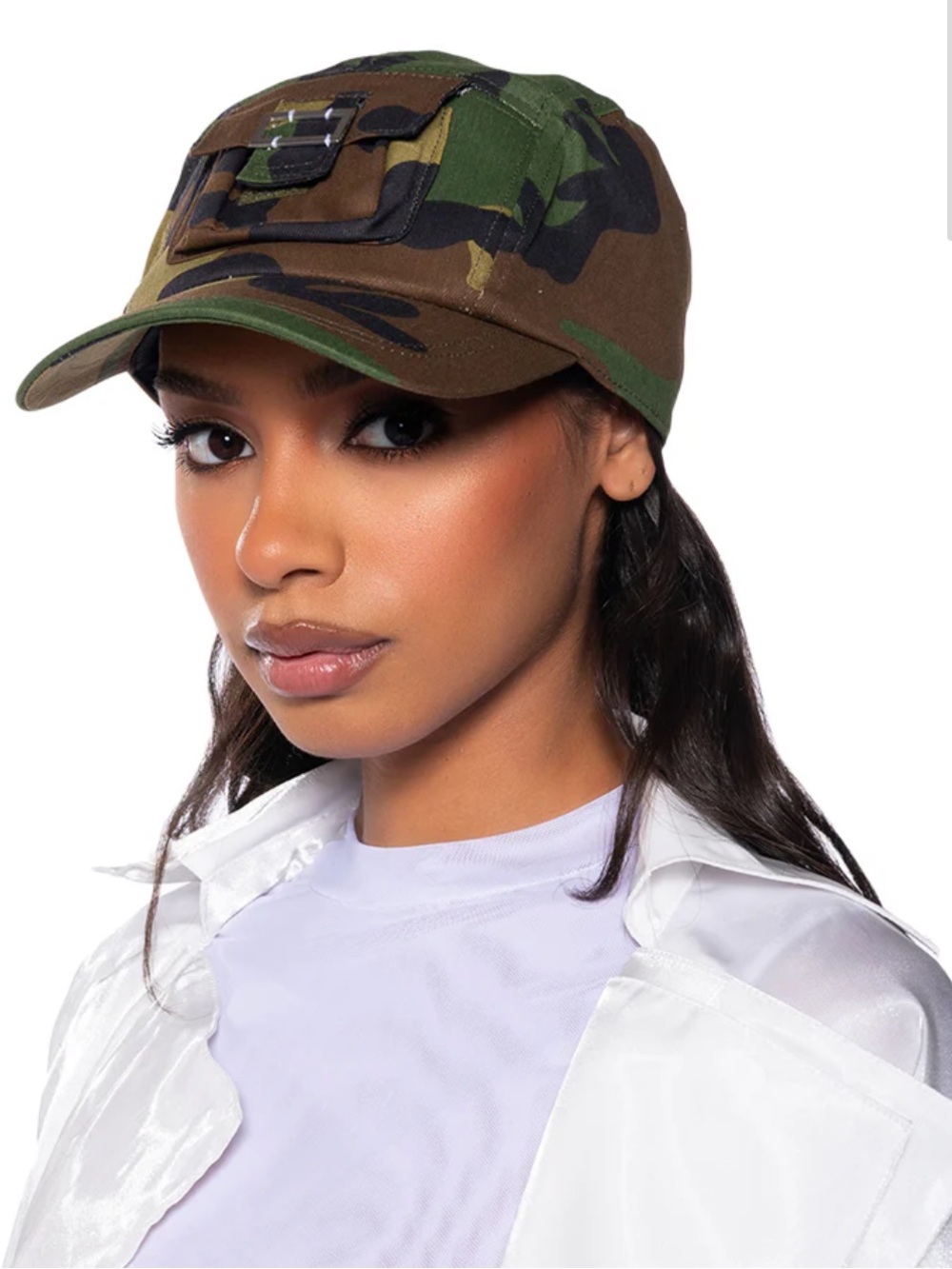 MIDTOWN CAMO HAT WITH POCKET